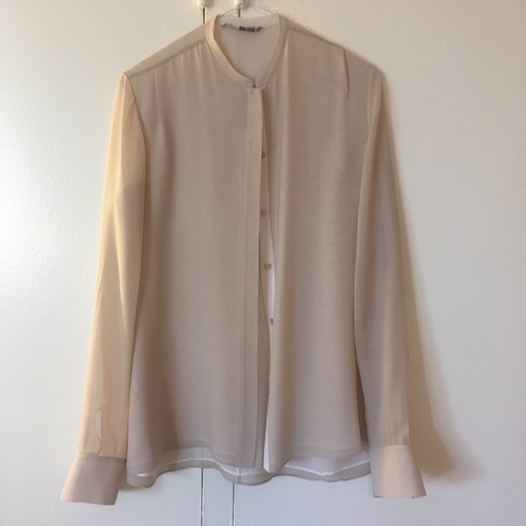 Vince 100% Silk Button-Up - Picture 3 of 8